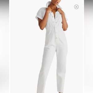 FREE PEOPLE JUMPSUIT NWT WHITE SZ M